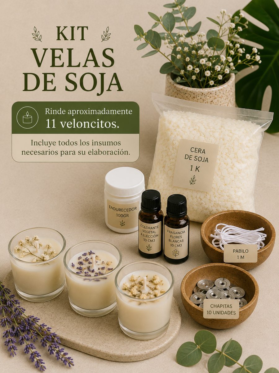 Kit Velas de Soja